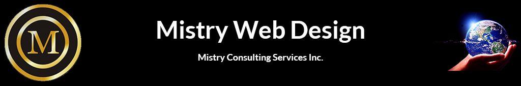 Mistry Web Design Mistry Consulting Services Inc. Logo Banner